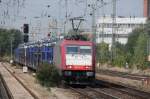 BR 185 mit Zugen 185 591 am 24.09.09 am Heimeranplatz Richtung M�nchen-Ost