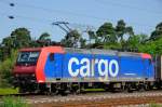 Lokportrait von 482 013-0 SBB Cargo in herrlichstem Morgenlicht an ...