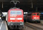 Die 111 155 mit dem RE13 und die 110 470-2 ... Die 111 155 mit dem RE13 und die 110 470-2 ...