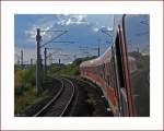 kbs-590-halle-kasseler-bahn Letzte Kurve vor Nordhausen | Mal eine andere Perspektive aus dem Zug heraus, RE 26816 nach Kassel Wilhelmsh�he | 28.08.2009