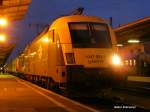 Abendstimmung im Bf. Budapest Keleti 
hier mit 1047 003-7
16.10.2009  ...