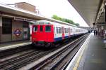 London Underground - alter A-Stock Train der Metropolitan Line in ...