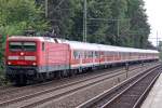 Die 112 181-3 in Halstenbek , am 28,08,09  ...
