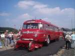 Der alte Strasenschienenbus Straschie vor seiner ersten Fahrt seit 35 ...