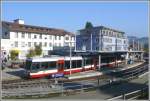 AB TB Trogenerbahn Be 4/8 33 trifft in Speicher ein. (30.09.2009)