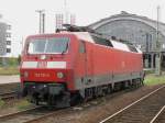 BR 120 120 152-4 steht am 03.10.'09 vor der Halle des Leipziger HBf. abgestellt