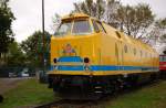 BR 229 229 100 der DB Netz wurde am 10.10.09 im Bw Weimar gezeigt.