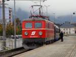 br-1010 1010.003 mit Majestic Imperator - Train de Luxe in Hauptbahnhof W�rgl.18.10.2009