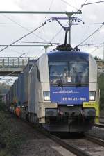 WLB ES 64 U2-064 f�hrt am 18.10.09 durch Lintorf  ...