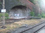 Bauwerke und Brucken Am 12.10.09 fotografierte ich die Drehscheibe in Vevey aus dem fahrenden Zug. Sie ist f�r Schmal- und Normalspurfahrzeuge zugelassen und wurde zur H�lfte in den Fels hinein gebaut. Ich fand wirklich keine passende Kategorie.

