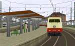 Screenshots Ein TEE Sonderzug bei der Einfahrt im Bahnhof Wuppertal Hbf auf der EEP Anlage eines Freundes (Daniel D.)