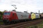145 CL 002 + 182 mit Kesseln in Ahlten  ...