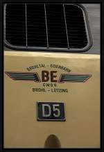 Brohltalbahn BEG D5 der Brohltal-Eisenbahn GmbH.