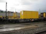 G�terwagen der StLB, eingestellt bei der CFR, vermietet an Firma
Vanoli ...