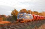 1116-912-5 MWB Taurus bei letzten Sonnenlicht am Abend des 18.10.2009 ...