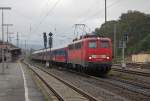 110 231-8 mit SDZ 2661 am 18.10.2009 durch Kreiensen  ...