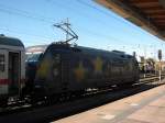 101 101-4 stand am 14.10. am Hauptbahnhof von Stralsund abgestellt. ...