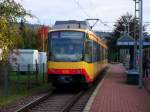 Tw 856 hat gerade den Bahnhof S�llingen erreicht und endet ...