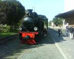 Sonstige Alte Schmalspurdampflok 101 der Selfkantbahn.
Sie ist gerade in den Bahnhof Gillrath eingefahren
und wird gleich zu dem Bahnhof Schierwaldenrath
fahren.Aufgenommen am 26.9.09.