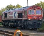 DE62 der HGK, abgestellt in Br�hl Vochem am 19.10.09  ...