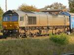 br-266-class-66---jt42cwr DE 6307 der DLC , abgestellt in Br�hl Vochem am 19.10.09
