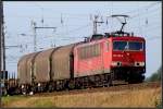 155 252-0 vor -45504- aus Seddin, auf dem R�gendamm.  ...