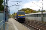 146 522 durchfährt am 13.10.09 Burgkemnitz Richtung Berlin. ... 146 522 durchfährt am 13.10.09 Burgkemnitz Richtung Berlin. ...