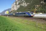 Bald ist der Cisalpino Geschichte: ETR 470 004 am 7.10.09 ...