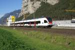 RABe 523 001-6 hat am 7.10.09 sein Ziel Erstfeld beinahe ...
