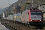 Crossrail 185 601 f�hrt ...  Niklas Eimers 22.10.2009
