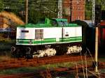 V 100 003 in Bln-Sch�neweide am Abend vor dem gro�en ...