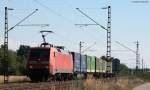 152 148-3 mit dem Mini Hangartener KLV bei Wiesental 24.8.09 ...
