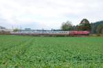 ein IC in Richtung Lindau wird am 19.10.09 mit r�hrendem ...