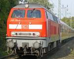 218 136-0 auf Gleis ...  Martin Morkowsky 23.10.2009