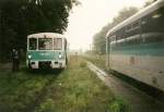 Auch in Polen w�chst das Gras zwischen den Bahnsteig in ...