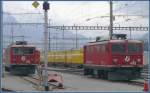 Ge 6/6 II 704 Davos und Ge 4/4 I 609 ... Ge 6/6 II 704 Davos und Ge 4/4 I 609 ...