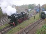 BR 52 8154-8 F�hrerstandsmitfahrten im Bw Leipzig-Plagwitz am 24.10.2009  ...