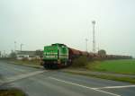 EB 20 Lisa 1 auf dem Anschlussgleis zum Agrarservice K�lleda; ...