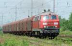 225 005-8 mit Coilzug in Ratingen Lintorf.  ...