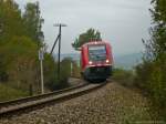 Ein Walfisch ist kurz nach dem Halt in Bechstedt-Trippstein als ... Ein Walfisch ist kurz nach dem Halt in Bechstedt-Trippstein als ...