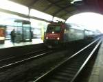 Die BR 482 der SBB bei der Durchfahrt im Bonner ...