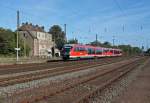Ein 642er P�rchen mit Fahrtziel Gera bzw. Saalfeld(Saale)durchf�hrt am 09.10.2009 ...