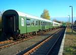 Traditionszug von DB-Regio Th�ringen im Bf Karsdorf; 25.10.2009  ...