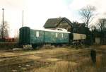 Dieser Gep�ckwagen z�hlt zum Bestand der Berliner Einsenbahnfreunde die im ...