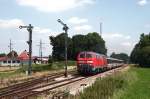 Am 5. August 2009 bef�rdert 218 404 gemeinsam mit einer ...
