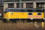 Die V200.21 der EBW Cargo stand leider nur kurz draussen ...