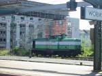 Lok 42 der Firma UNISPEED beim Rangieren in Worms Hbf. ...