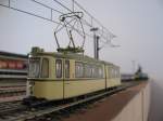 Ein neues Modell der Freiburger Stra�enbahn, der GT4 103 im ...
