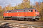 BR 218 Lokportraits 218 369-7 beim umsetzen.
