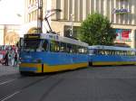 CVAG. Nr.513 und Nr.514 fahren am 09.10. 09 in die Zentralhaltestelle ...